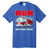 Cute Funny Mom Birthday Crew Firetruck Tall T-Shirt