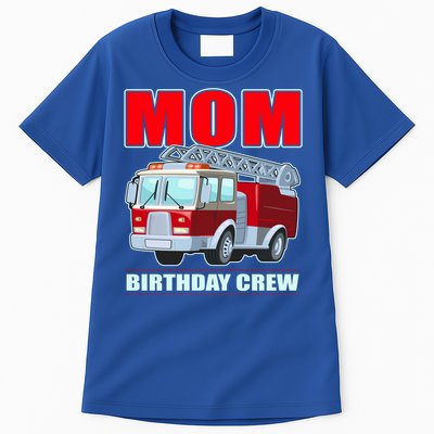 Cute Funny Mom Birthday Crew Firetruck Tall T-Shirt