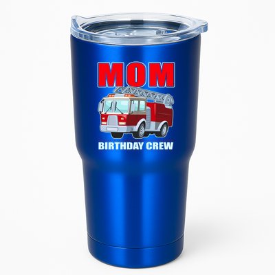 Cute Funny Mom Birthday Crew Firetruck Tumbler