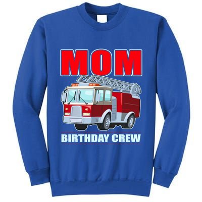 Cute Funny Mom Birthday Crew Firetruck Tall Sweatshirt