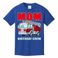 Cute Funny Mom Birthday Crew Firetruck Kids T-Shirt