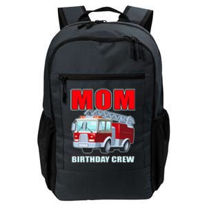 Cute Funny Mom Birthday Crew Firetruck Daily Commute Backpack