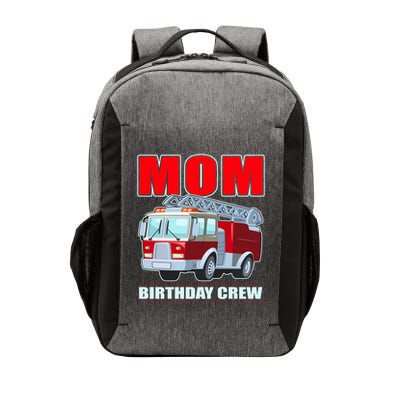 Cute Funny Mom Birthday Crew Firetruck Vector Backpack