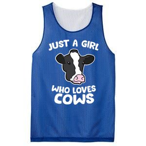 Cow Farmer Mom Just A Who Loves Cows Gift Mesh Reversible Basketball Jersey Tank