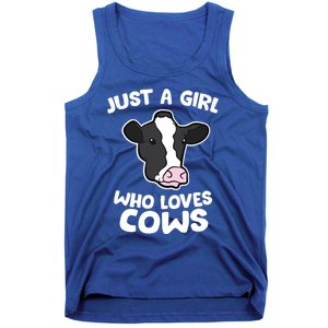 Cow Farmer Mom Just A Who Loves Cows Gift Tank Top