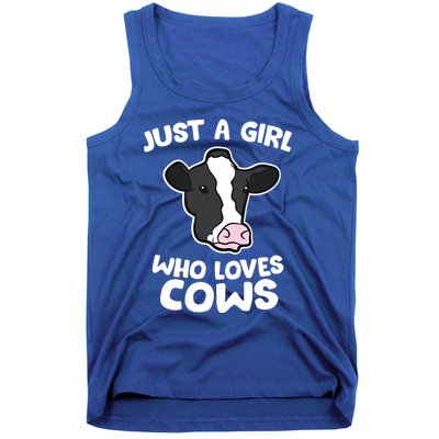 Cow Farmer Mom Just A Who Loves Cows Gift Tank Top