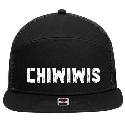 Chiwiwis Funny Mma Fighter Quote For Fans And Athletes 7 Panel Mesh Trucker Snapback Hat
