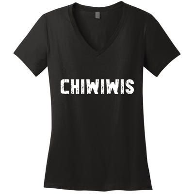 Chiwiwis Funny Mma Fighter Quote For Fans And Athletes Women's V-Neck T-Shirt