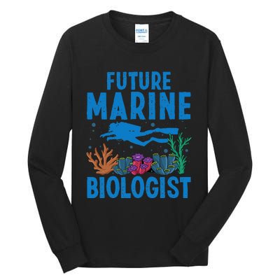 Cool Future Marine Biologist For Marine Biology Tall Long Sleeve T-Shirt