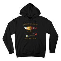 Christmas FishermanS Merry Fishmas To All Fishing Tall Hoodie