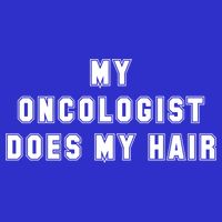 Cancer Fighter My Oncologist Does My Hair Survivors Great Gift Women's V-Neck T-Shirt