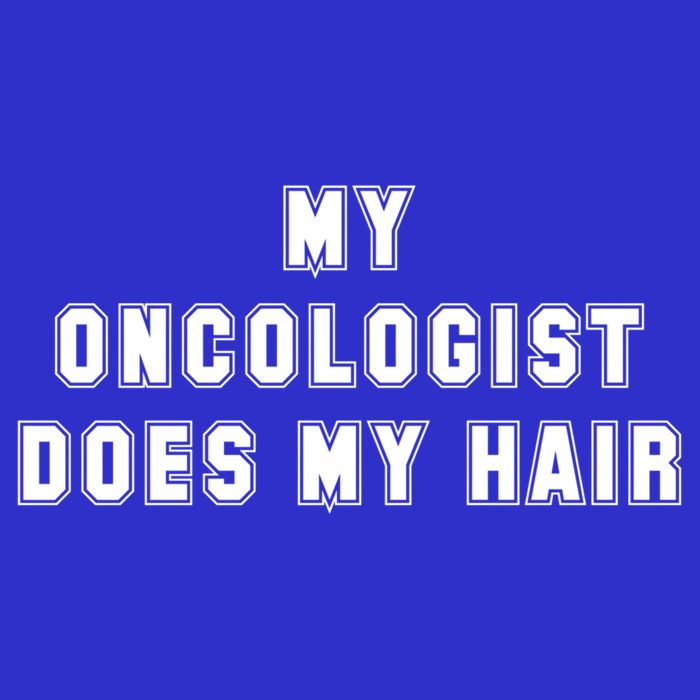 Cancer Fighter My Oncologist Does My Hair Survivors Great Gift Women's V-Neck T-Shirt