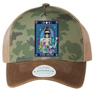 Cute Funny Mom Mommy Tarot Halloween Witch Fall Mama Skull Great Gift Legacy Tie Dye Trucker Hat