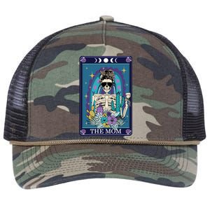 Cute Funny Mom Mommy Tarot Halloween Witch Fall Mama Skull Great Gift Retro Rope Trucker Hat Cap