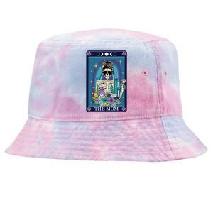 Cute Funny Mom Mommy Tarot Halloween Witch Fall Mama Skull Great Gift Tie-Dyed Bucket Hat