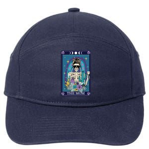 Cute Funny Mom Mommy Tarot Halloween Witch Fall Mama Skull Great Gift 7-Panel Snapback Hat