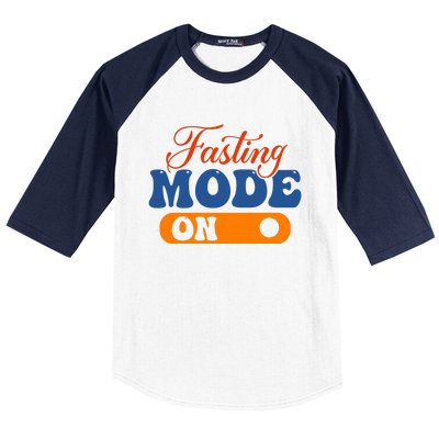 Cool Fasting Mode On Baseball Sleeve Shirt