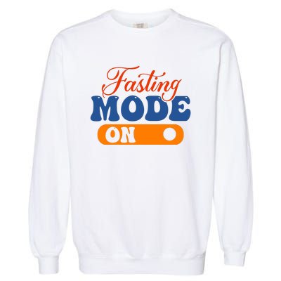 Cool Fasting Mode On Garment-Dyed Sweatshirt