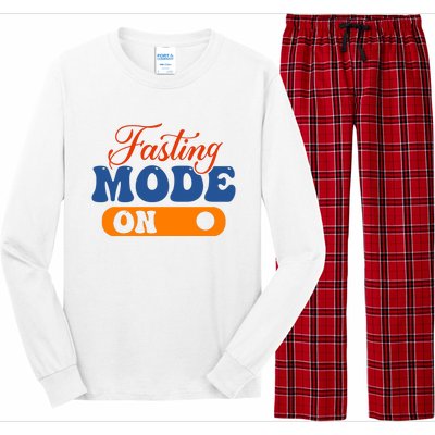 Cool Fasting Mode On Long Sleeve Pajama Set