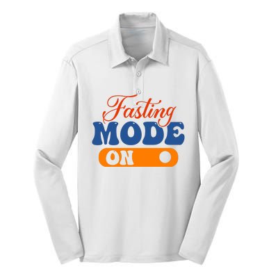 Cool Fasting Mode On Silk Touch Performance Long Sleeve Polo