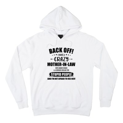 Crazy Funny Motherinlaw From Daughterinlaw Hoodie