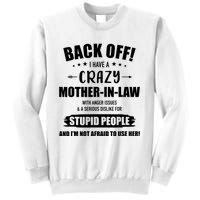 Crazy Funny Motherinlaw From Daughterinlaw Sweatshirt