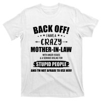 Crazy Funny Motherinlaw From Daughterinlaw T-Shirt