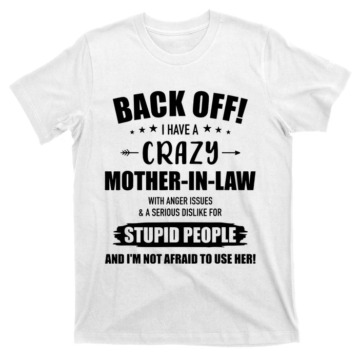 Crazy Funny Motherinlaw From Daughterinlaw T-Shirt