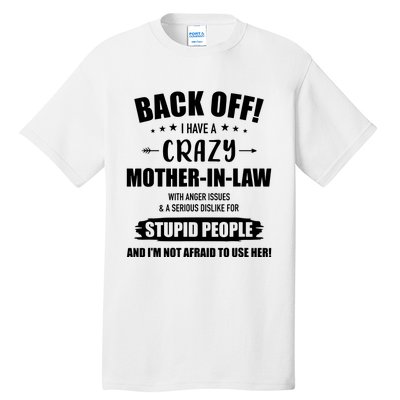 Crazy Funny Motherinlaw From Daughterinlaw Tall T-Shirt