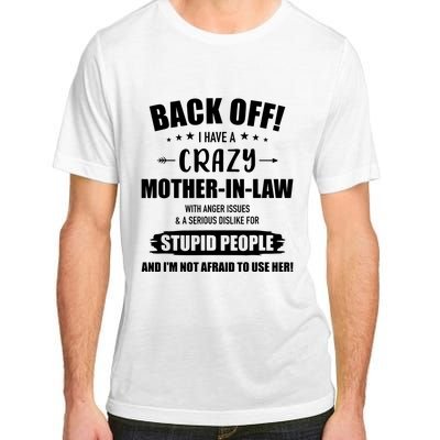 Crazy Funny Motherinlaw From Daughterinlaw Adult ChromaSoft Performance T-Shirt