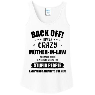 Crazy Funny Motherinlaw From Daughterinlaw Ladies Essential Tank