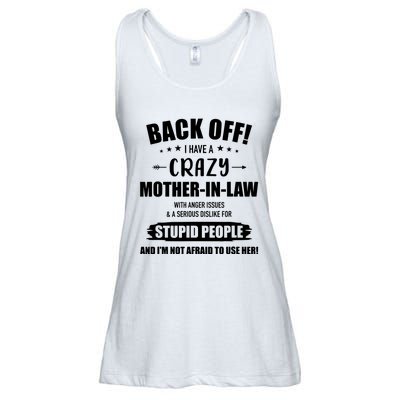 Crazy Funny Motherinlaw From Daughterinlaw Ladies Essential Flowy Tank