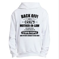 Crazy Funny Motherinlaw From Daughterinlaw Urban Pullover Hoodie