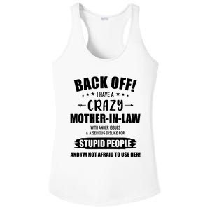 Crazy Funny Motherinlaw From Daughterinlaw Ladies PosiCharge Competitor Racerback Tank