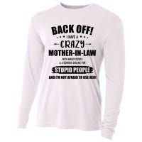 Crazy Funny Motherinlaw From Daughterinlaw Cooling Performance Long Sleeve Crew