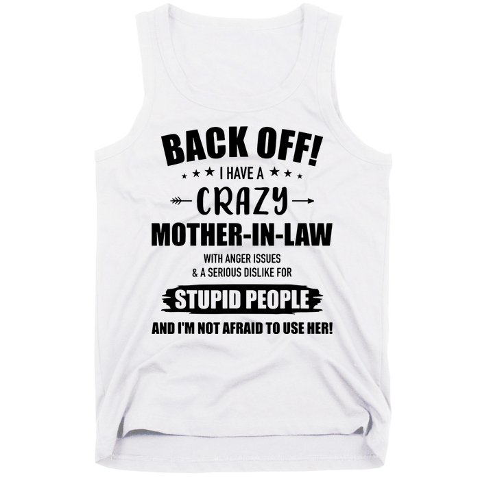 Crazy Funny Motherinlaw From Daughterinlaw Tank Top