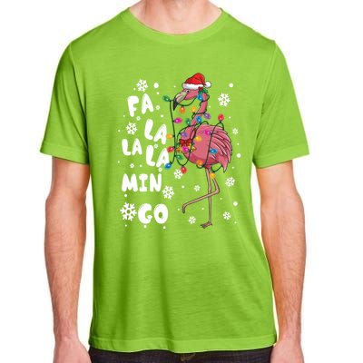 Christmas Falala Mingo Flamingo With Christmas Great Gift Adult ChromaSoft Performance T-Shirt