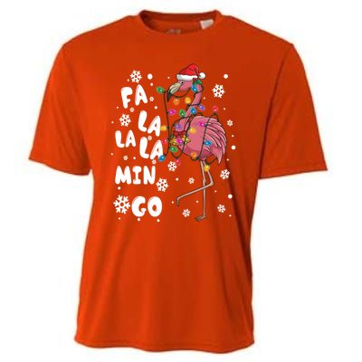 Christmas Falala Mingo Flamingo With Christmas Great Gift Cooling Performance Crew T-Shirt