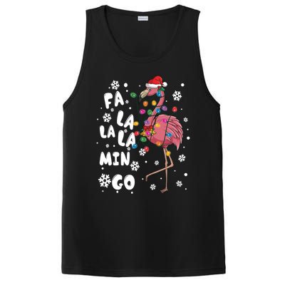 Christmas Falala Mingo Flamingo With Christmas Great Gift PosiCharge Competitor Tank