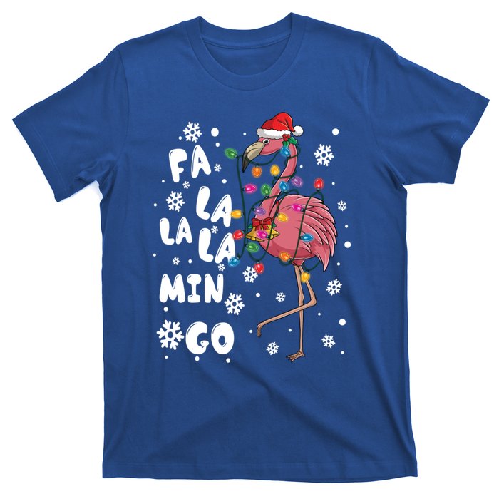 Christmas Falala Mingo Flamingo With Christmas Great Gift T-Shirt