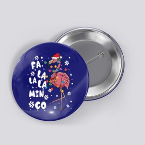 Christmas Falala Mingo Flamingo With Christmas Great Gift Button