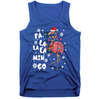 Christmas Falala Mingo Flamingo With Christmas Great Gift Tank Top