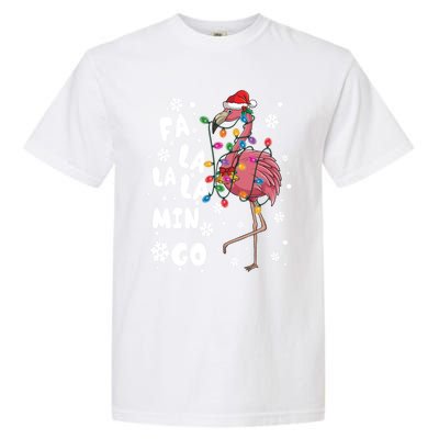 Christmas Falala Mingo Flamingo With Christmas Great Gift Garment-Dyed Heavyweight T-Shirt