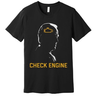 Cute Funny Meme Biden Check Engine Light Anti Biden Premium T-Shirt