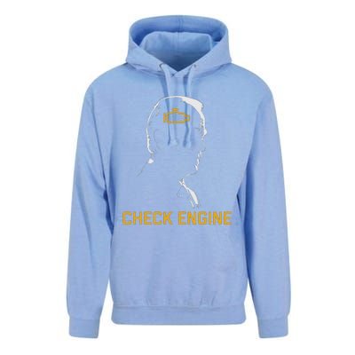 Cute Funny Meme Biden Check Engine Light Anti Biden Unisex Surf Hoodie