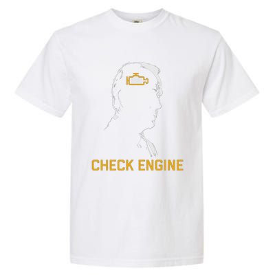 Cute Funny Meme Biden Check Engine Light Anti Biden Garment-Dyed Heavyweight T-Shirt