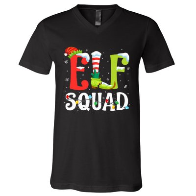 Christmas Family Matching Xmas Elf Pajamas  V-Neck T-Shirt