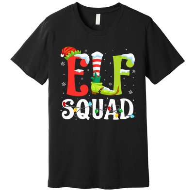 Christmas Family Matching Xmas Elf Pajamas  Premium T-Shirt