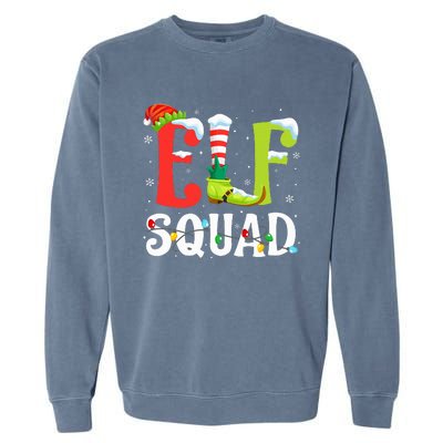 Christmas Family Matching Xmas Elf Pajamas  Garment-Dyed Sweatshirt