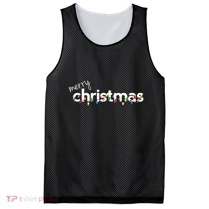 Christmas For Merry Xmas Idea Mesh Reversible Basketball Jersey Tank